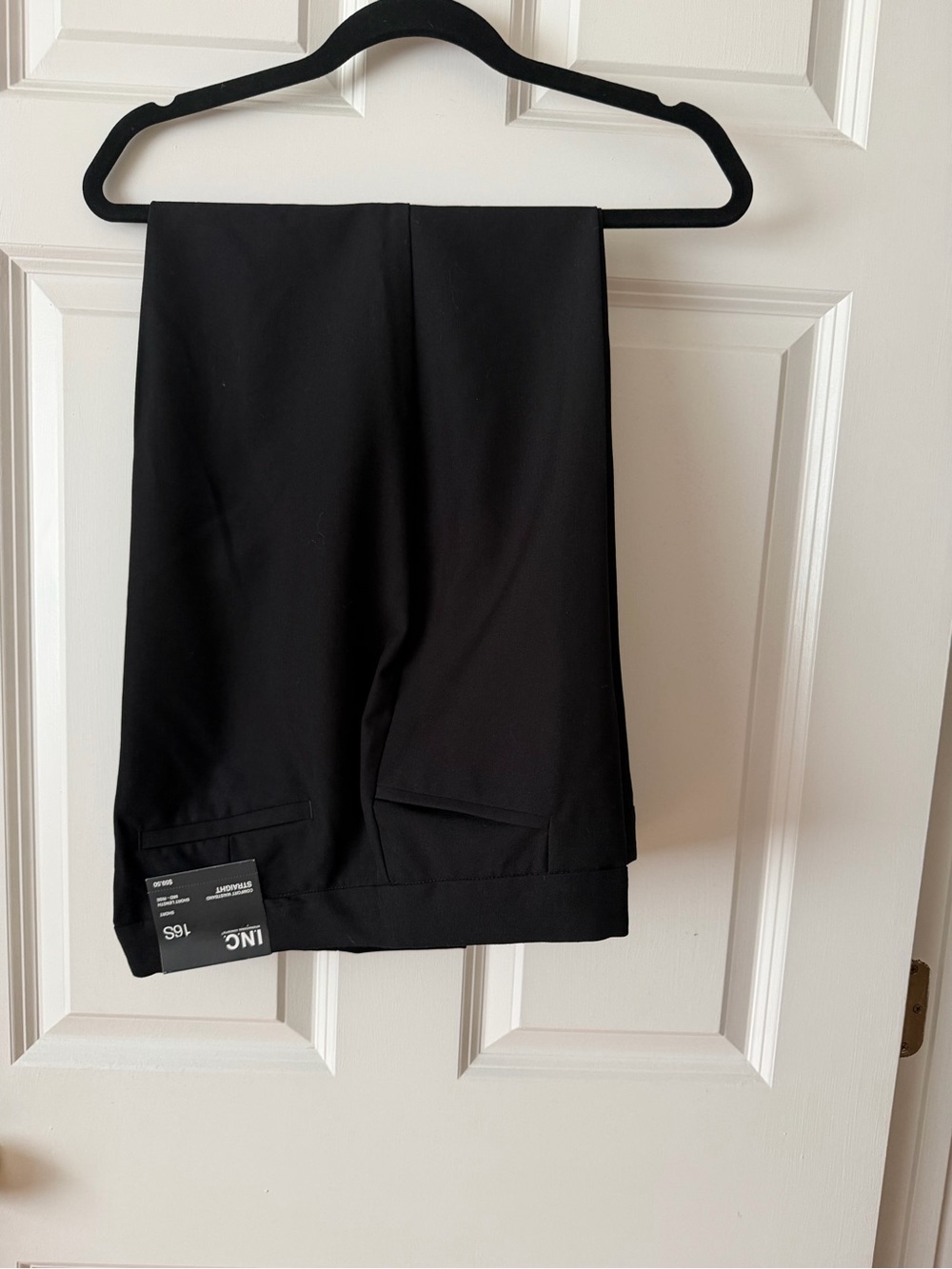 INC International Concepts Black Flat Front Woman’s Dress Pants